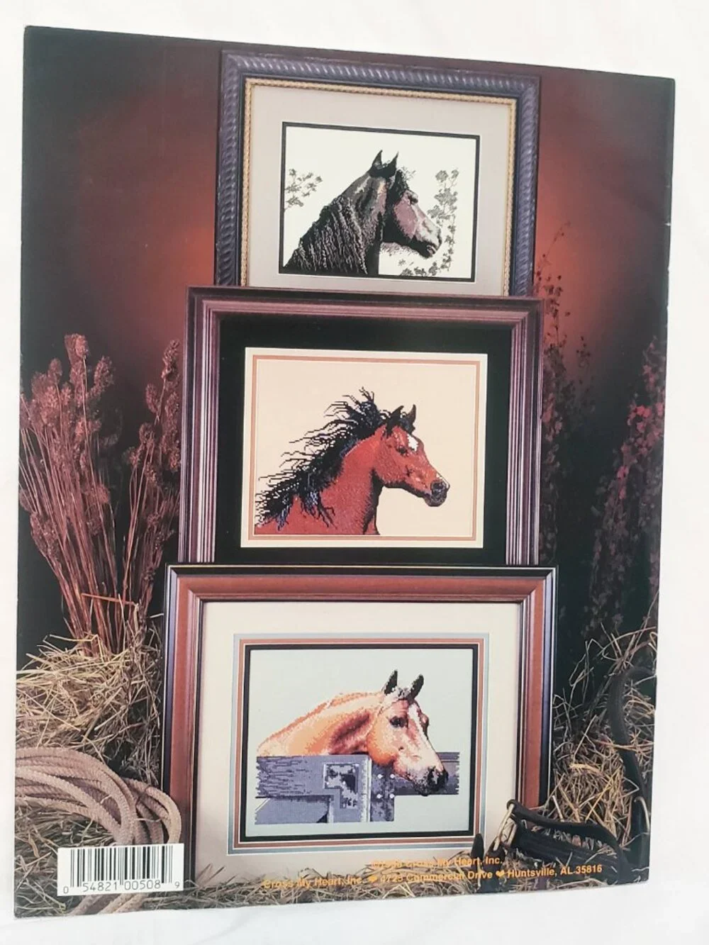 For the Love of Horses Cross Stitch Pattern Leaflet CSB1357 Cross My Heart 1996